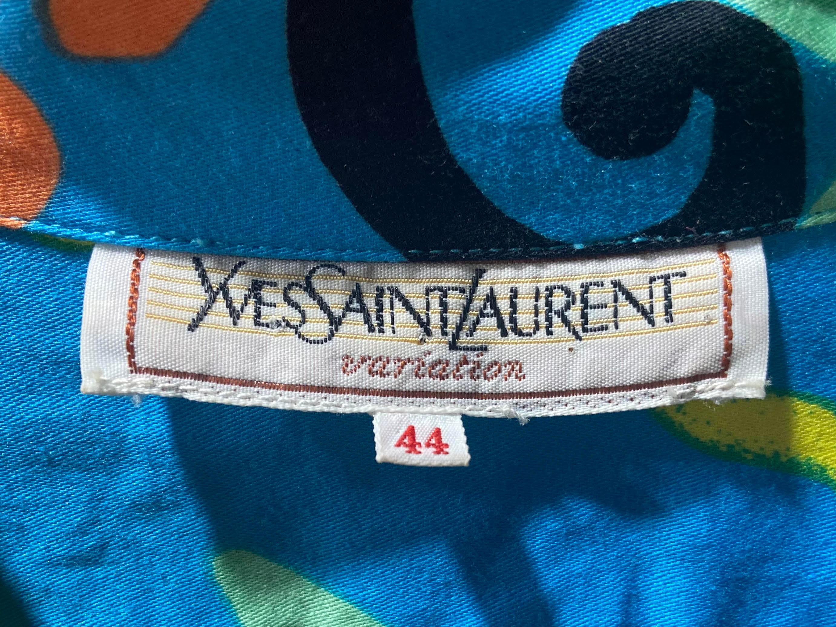 Women's or Men's Yves Saint Laurent Printed Oversized Dress 