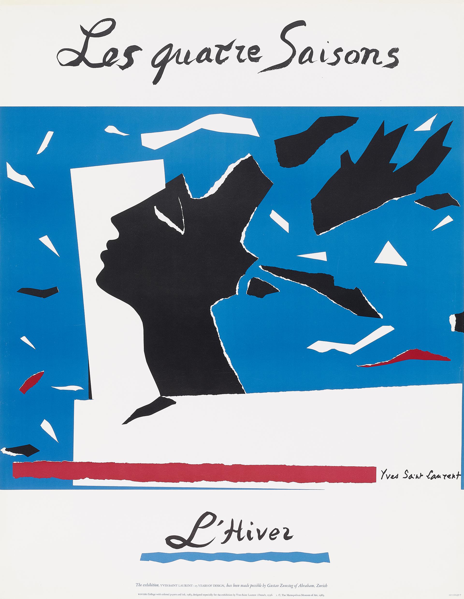 Yves Saint Laurent ( 1936 -2008 )
LES QUATRE SAISONS 
