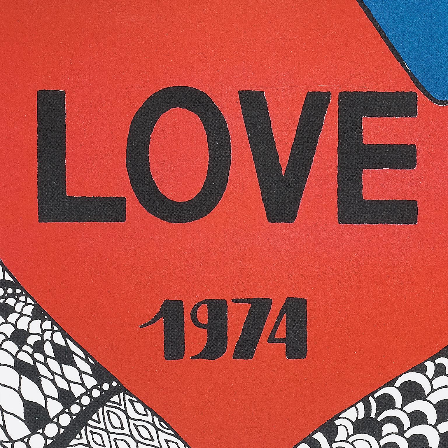 „ LOVE“ 74. – Print von Yves Saint Laurent