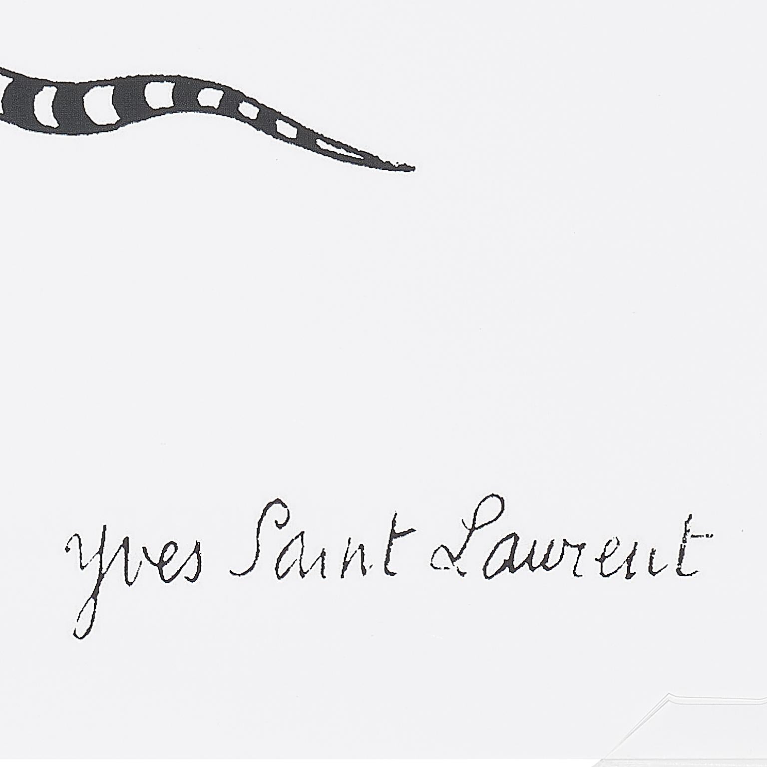 „ LOVE“ 74. (Grau), Abstract Print, von Yves Saint Laurent