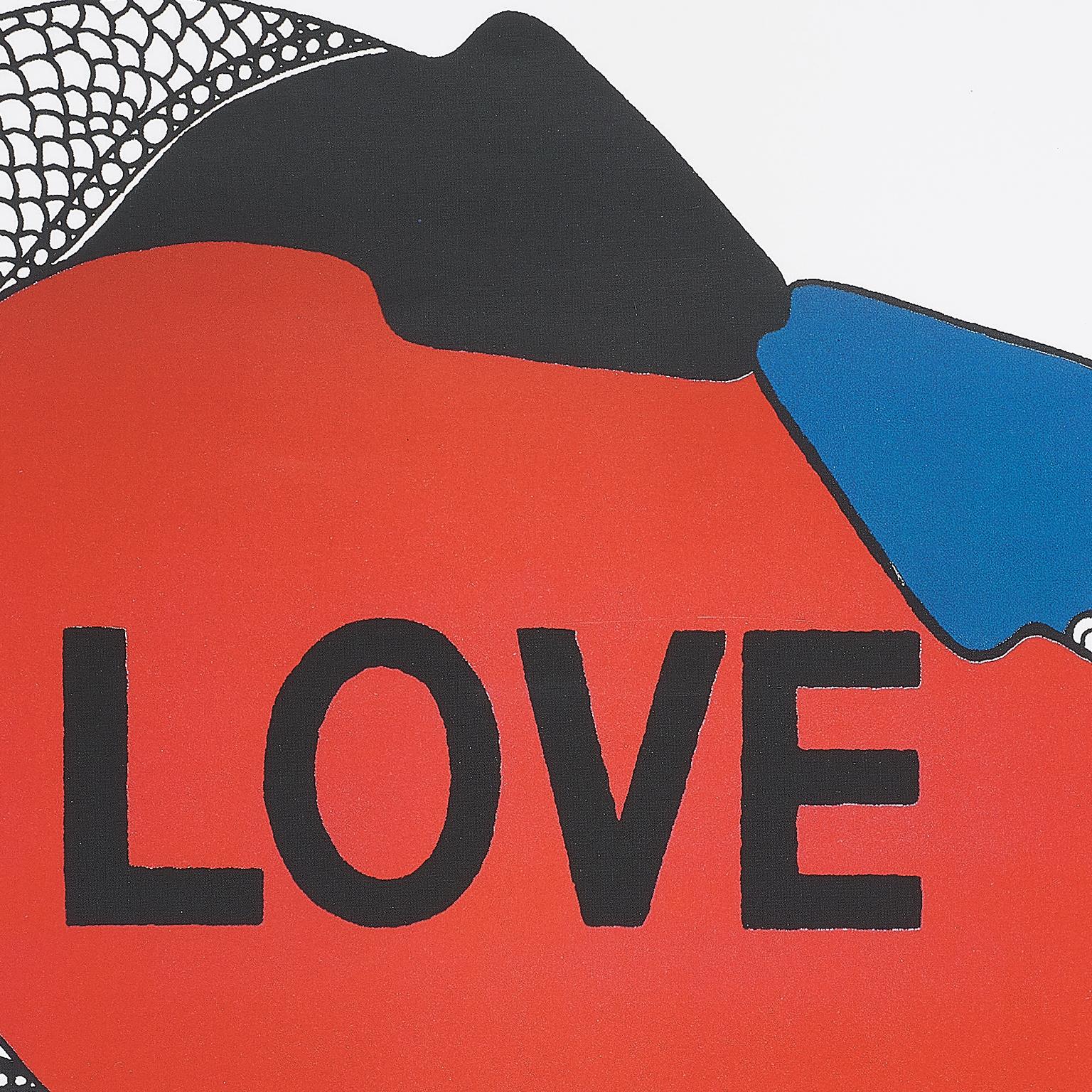 Yves Saint Laurent ( 1936 - 2008 )
LIEBE 1974 .
Impression Offset en couleurs .
50 x 40 cm
Non Entoilée . Parfait état .
