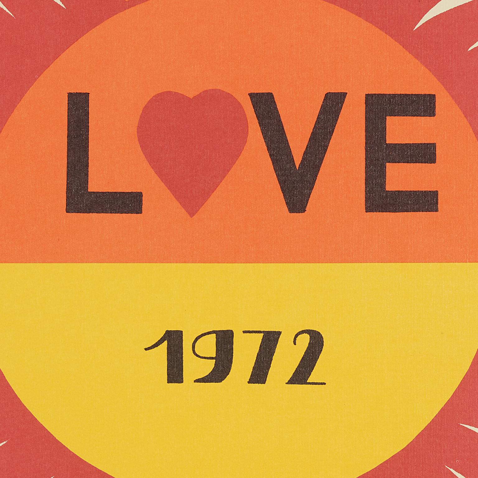 LOVE 1972 - Modern Print by Yves Saint Laurent
