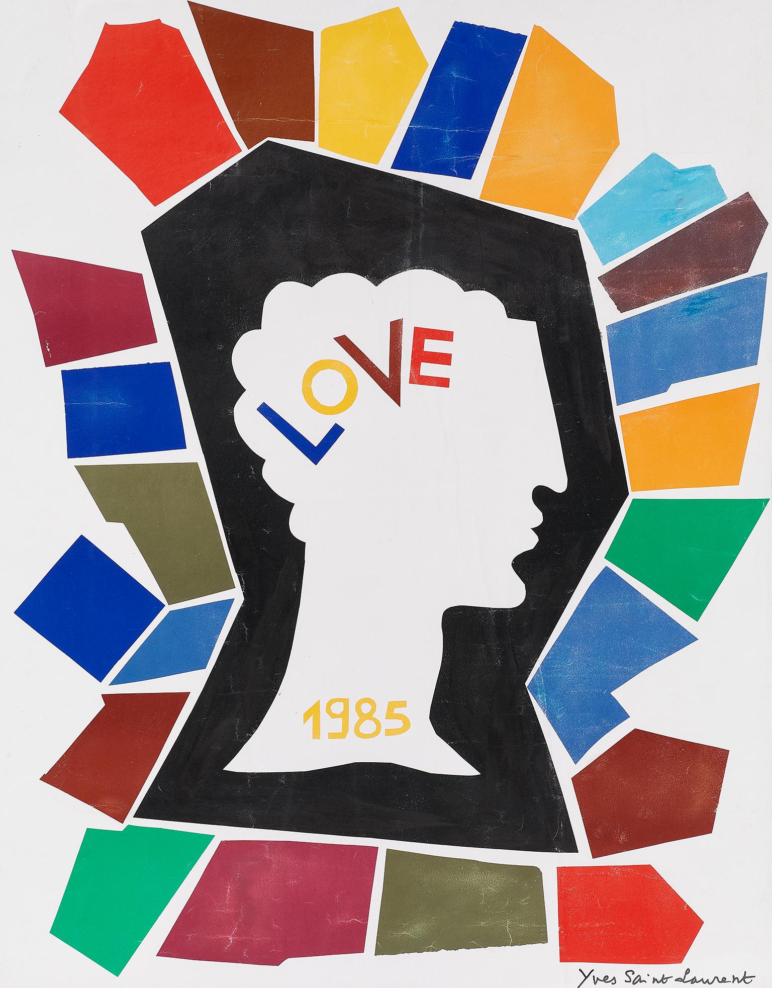 Love 1985 Vintage  - Print by Yves Saint Laurent