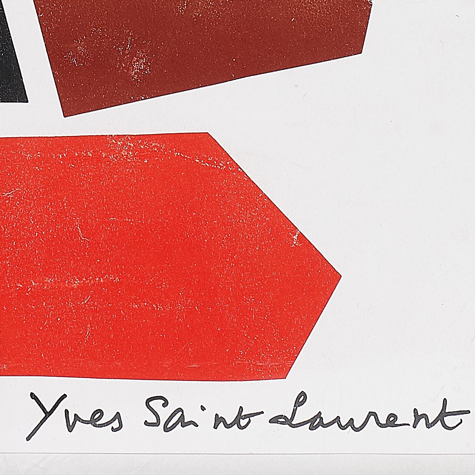 Love 1985 Vintage  - Pop Art Print by Yves Saint Laurent
