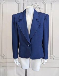Yves Saint Laurent Puff Sleeve Blazer