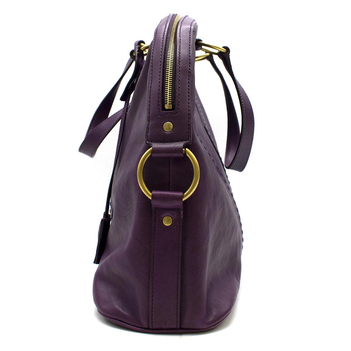 yves saint laurent purple bag