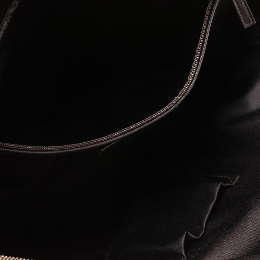 Yves Saint Laurent Purple Leather Oversized Muse Bag 1