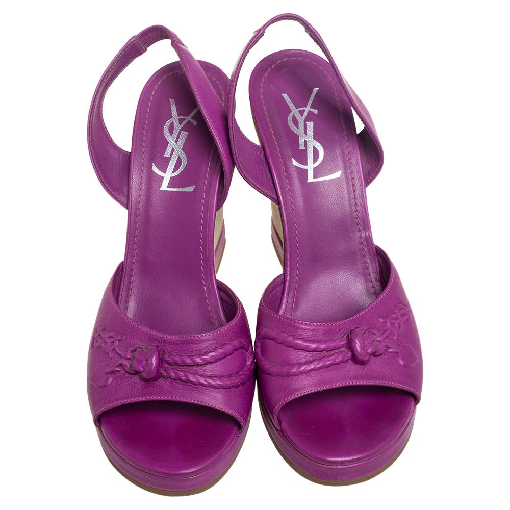 purple wedges sandals