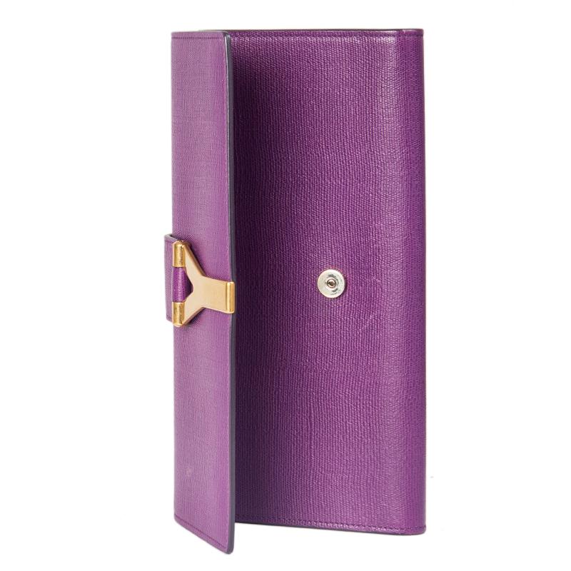 ysl purple clutch