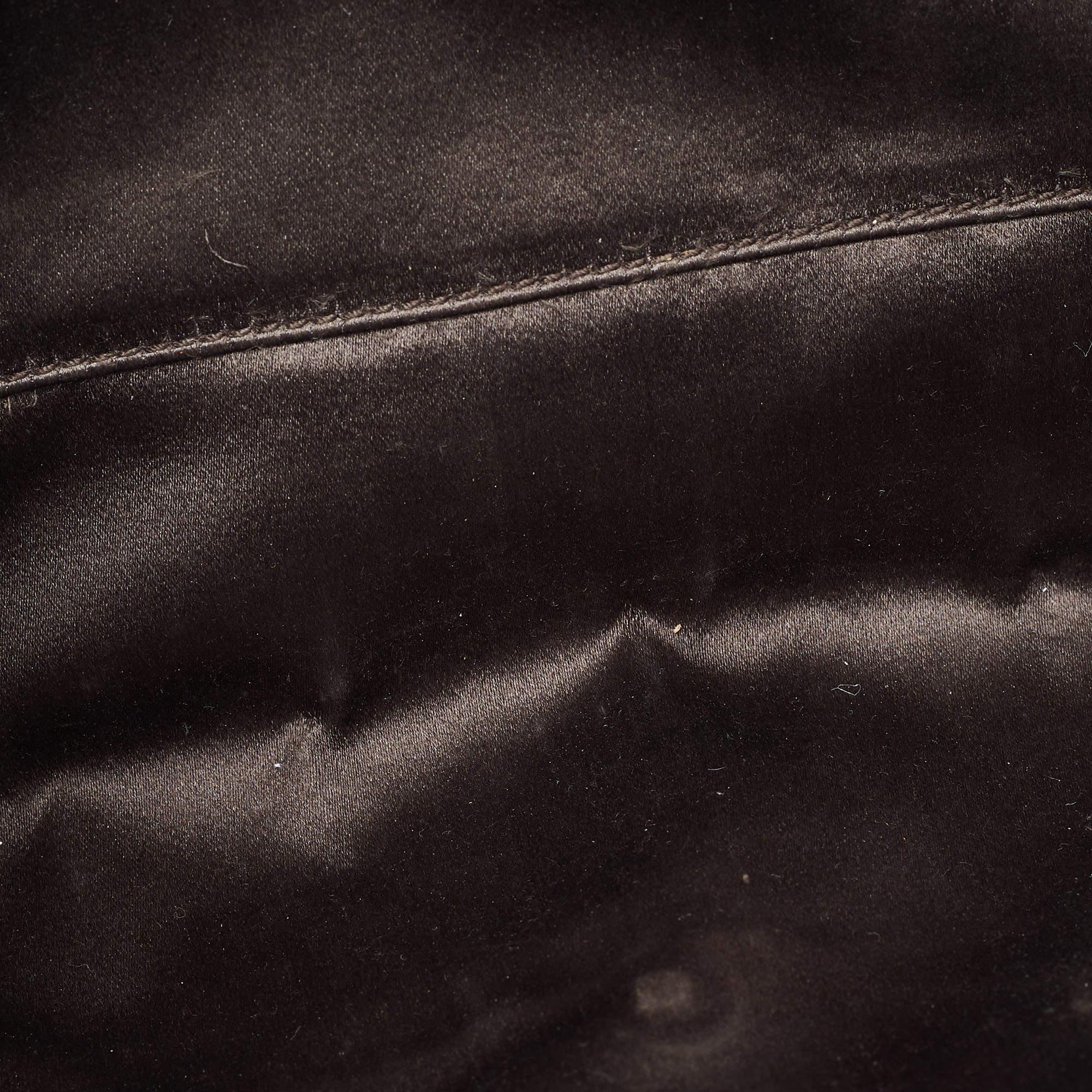 Yves Saint Laurent Purple Patent Leather Belle De Jour Flap Clutch For Sale 10