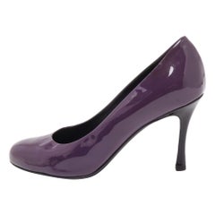 Yves Saint Laurent Purple Patent Tribtoo Pumps Size 38