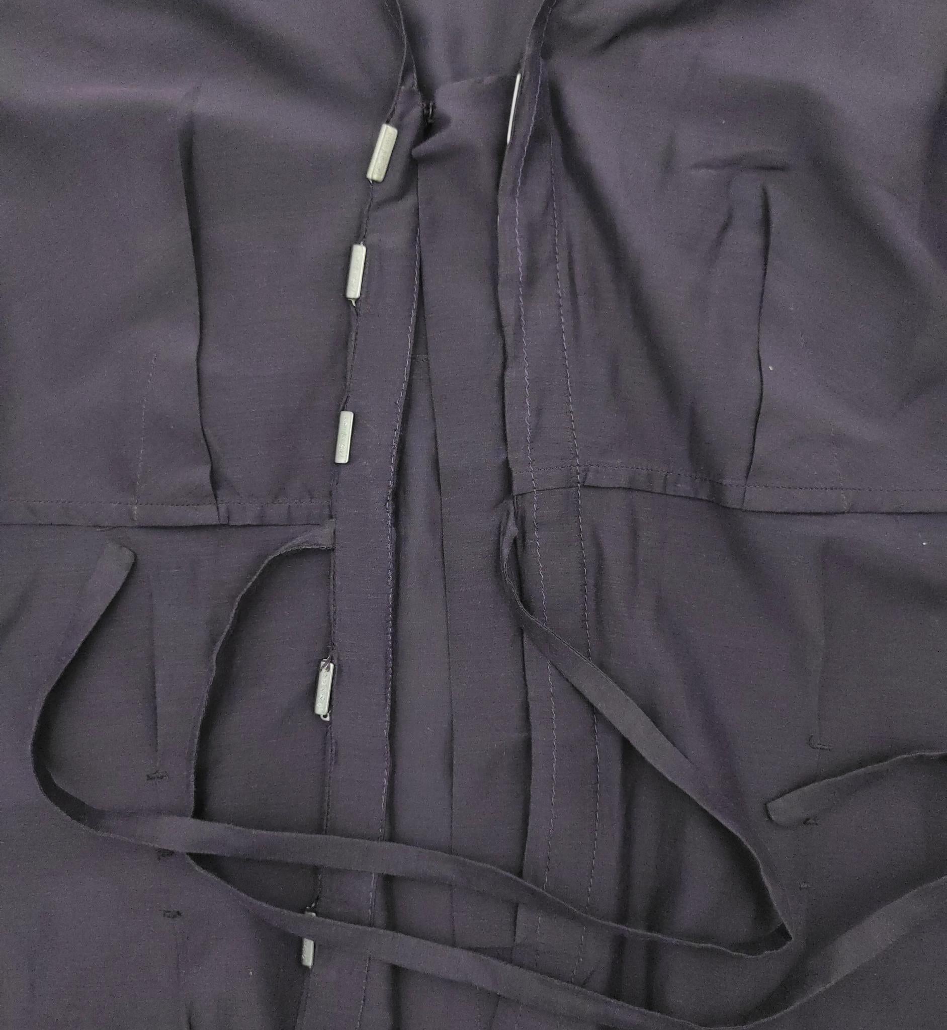 Women's Yves Saint Laurent purple ribbons blouse For Sale