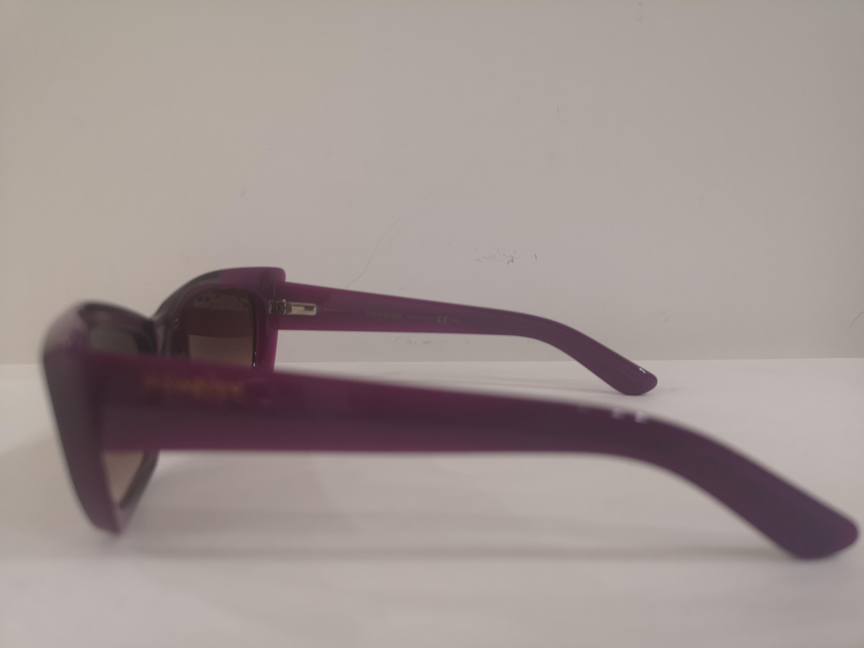 Women's Yves Saint LAurent Purple sunglasses NWOT