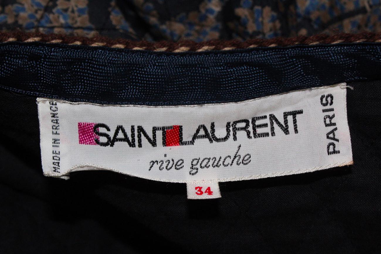 Yves Saint Laurent Quilted Jacket S/S 1977 For Sale 7