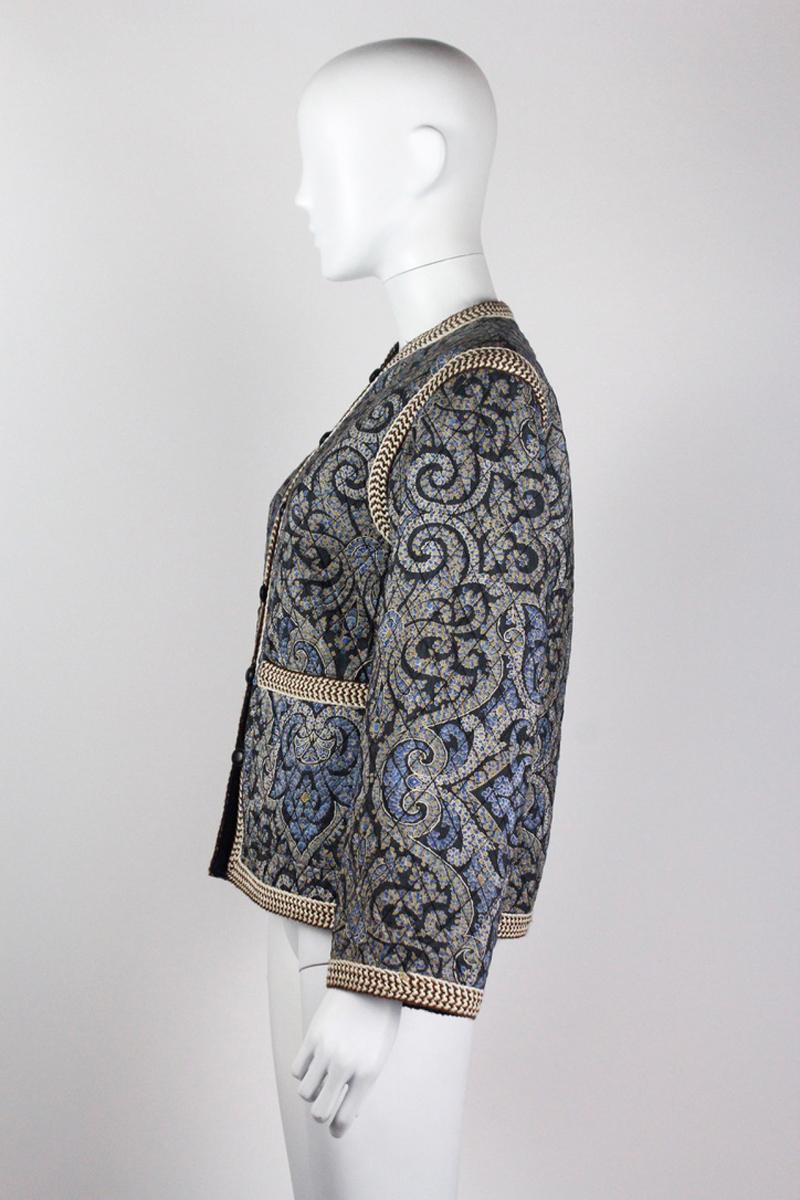 Yves Saint Laurent Quilted Jacket S/S 1977 For Sale 2