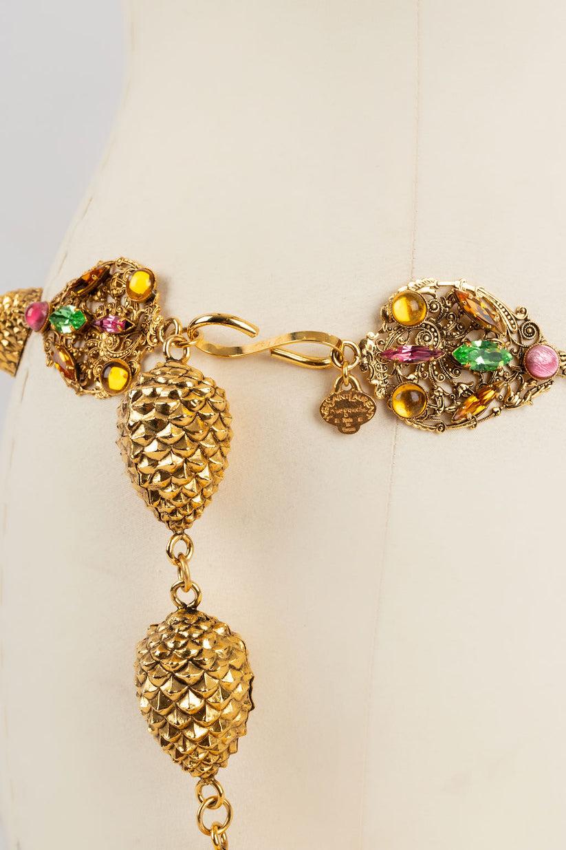 Women's Yves Saint Laurent Rare Jewel Belt, 1989 For Sale