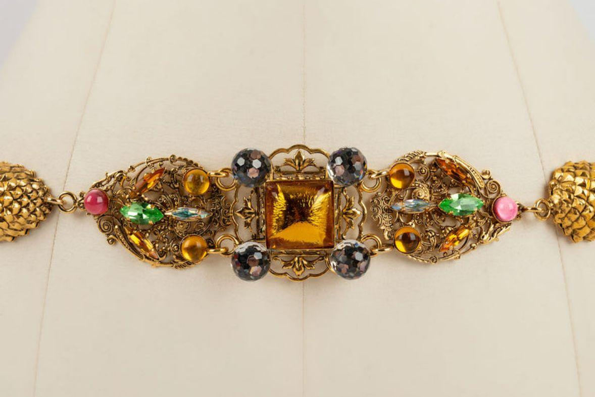 Yves Saint Laurent Rare Jewel Belt, 1989 For Sale 1