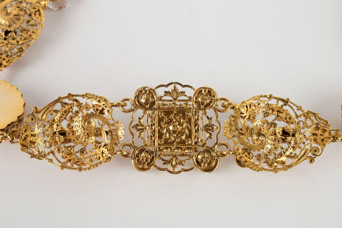 Yves Saint Laurent Rare Jewel Belt, 1989 For Sale 3