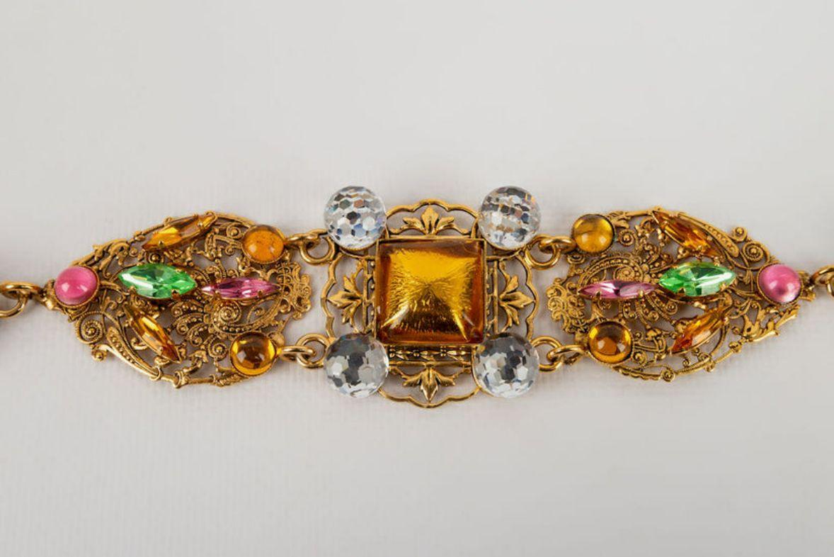 Yves Saint Laurent Rare Jewel Belt, 1989 For Sale 4