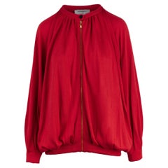 Yves Saint Laurent Red Bomber Jacket - '00s