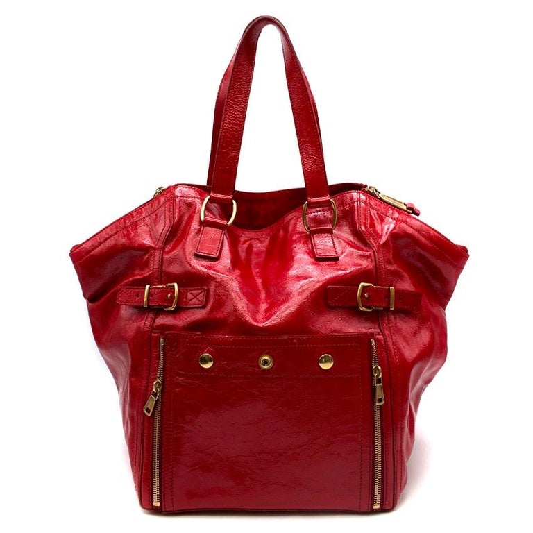 yves saint laurent red handbag