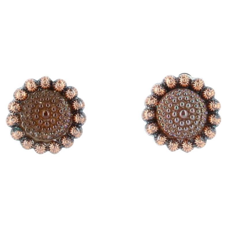 Antique Copper Earrings 25 For Sale at 1stDibs