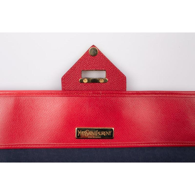 Yves Saint Laurent Red Leather Bag For Sale 6