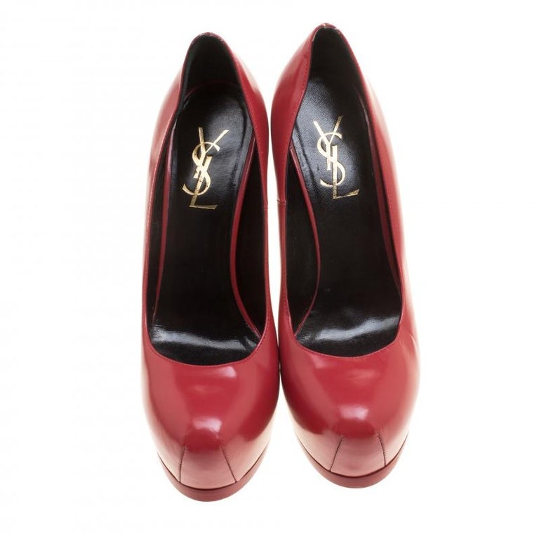 Escarpin Yves Saint Laurent Tribtoo - Taille UK 3 (environ 36) - Occasion - Chaussure De Luxe