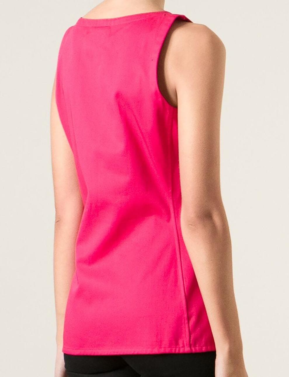 Women's Yves Saint Laurent Red Pink Top