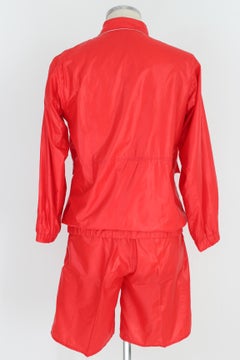 Yves Saint Laurent Red Swimsuit Jacket Short 1970s