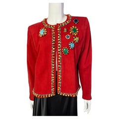 Veste rouge vintage Yves Saint Laurent 