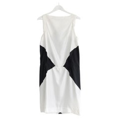 Yves Saint Laurent Resort 2008 Stefano Pilati Rorschach Print Silk Dress