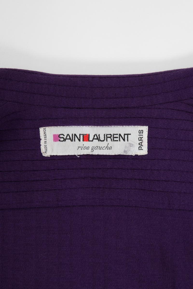Yves Saint Laurent Ribbed Blazer Jacket, Fall-Winter 1973 For Sale 2