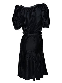 Yves Saint Laurent Rice Gauche Black Velvet Skirt Set F/W 1989