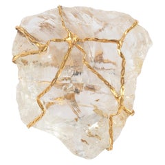 Bague Yves Saint Laurent avec cristal de roche Haute Couture