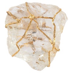 Vintage Yves Saint Laurent ring with rock crystal Haute Couture