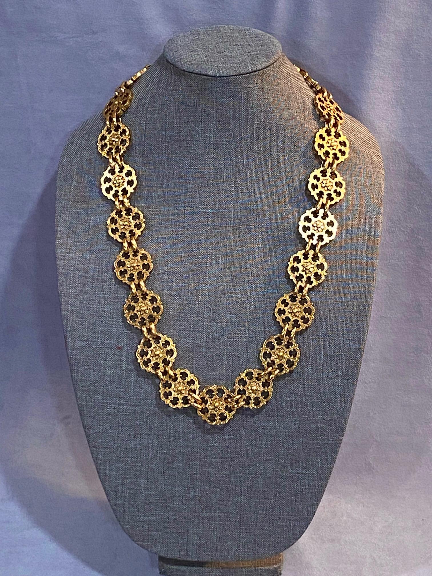 Yves Saint Laurent, Rive Gauche, 1980s Necklace / Belt In Excellent Condition For Sale In New York, NY