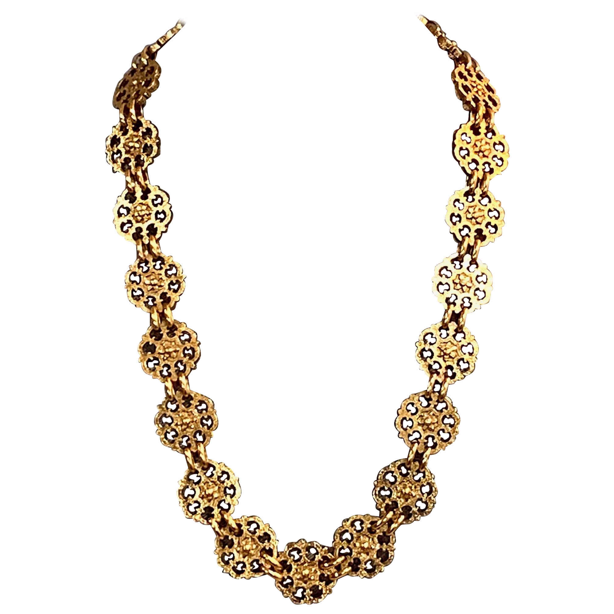 Yves Saint Laurent, Rive Gauche, 1980 Collana / Cintura