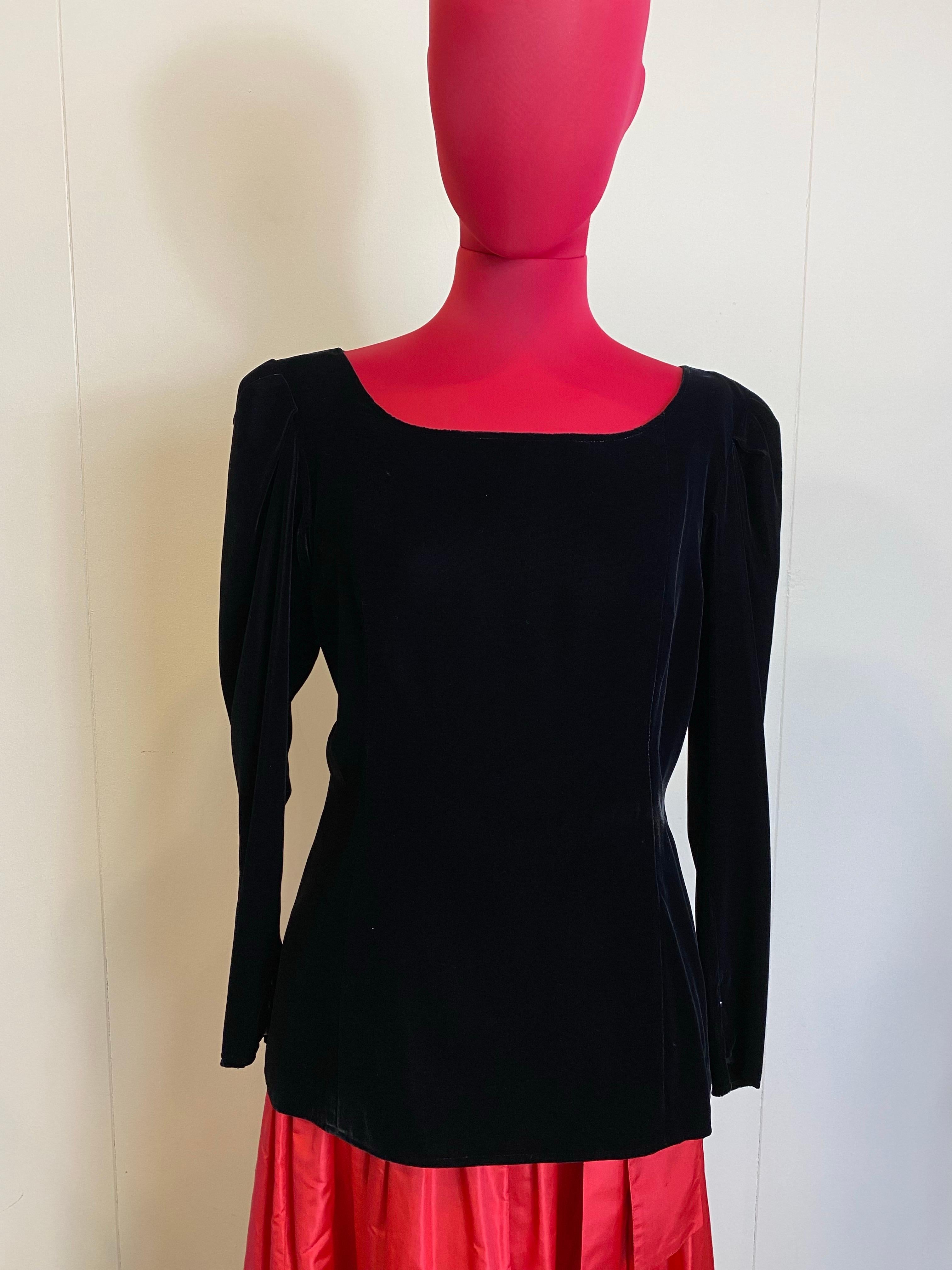 Yves Saint Laurent Rive Gauche 1981 Set Top e Gonna in vendita 8