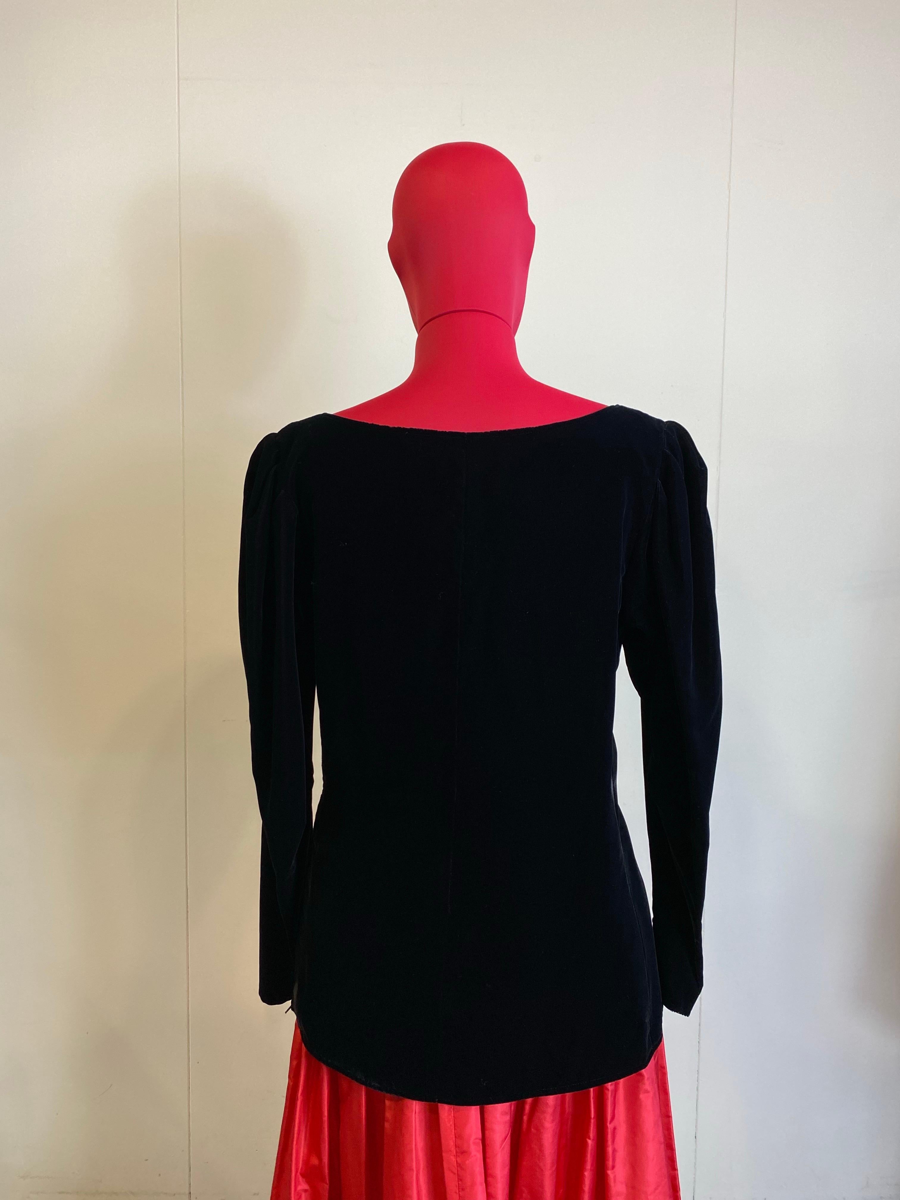 Yves Saint Laurent Rive Gauche 1981 Set Top e Gonna in vendita 10