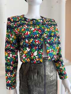 Yves Saint Laurent Rive Gauche — 1990 Archival Cropped Jacket