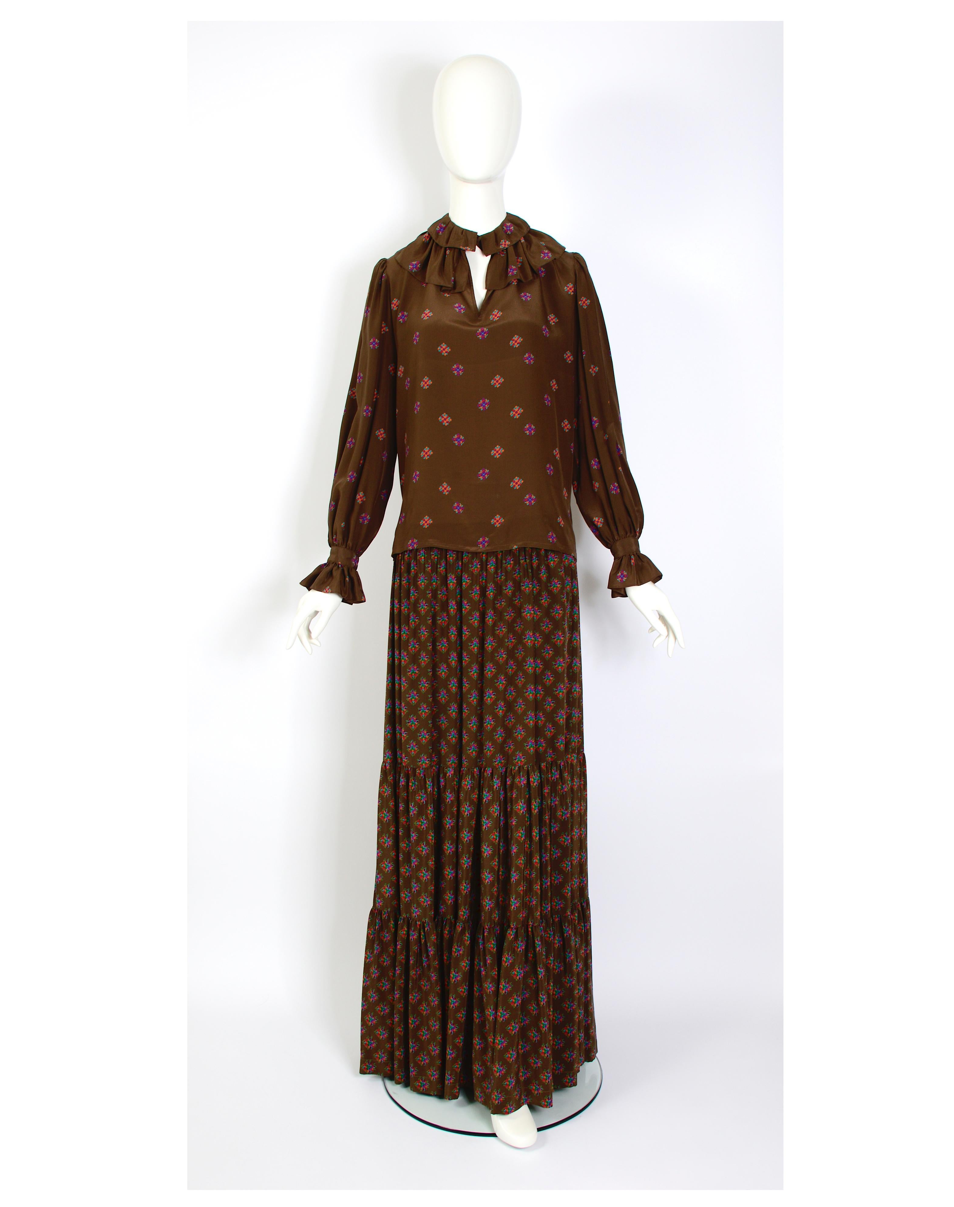 Incredible and rare 1970s Yves Saint Laurent 