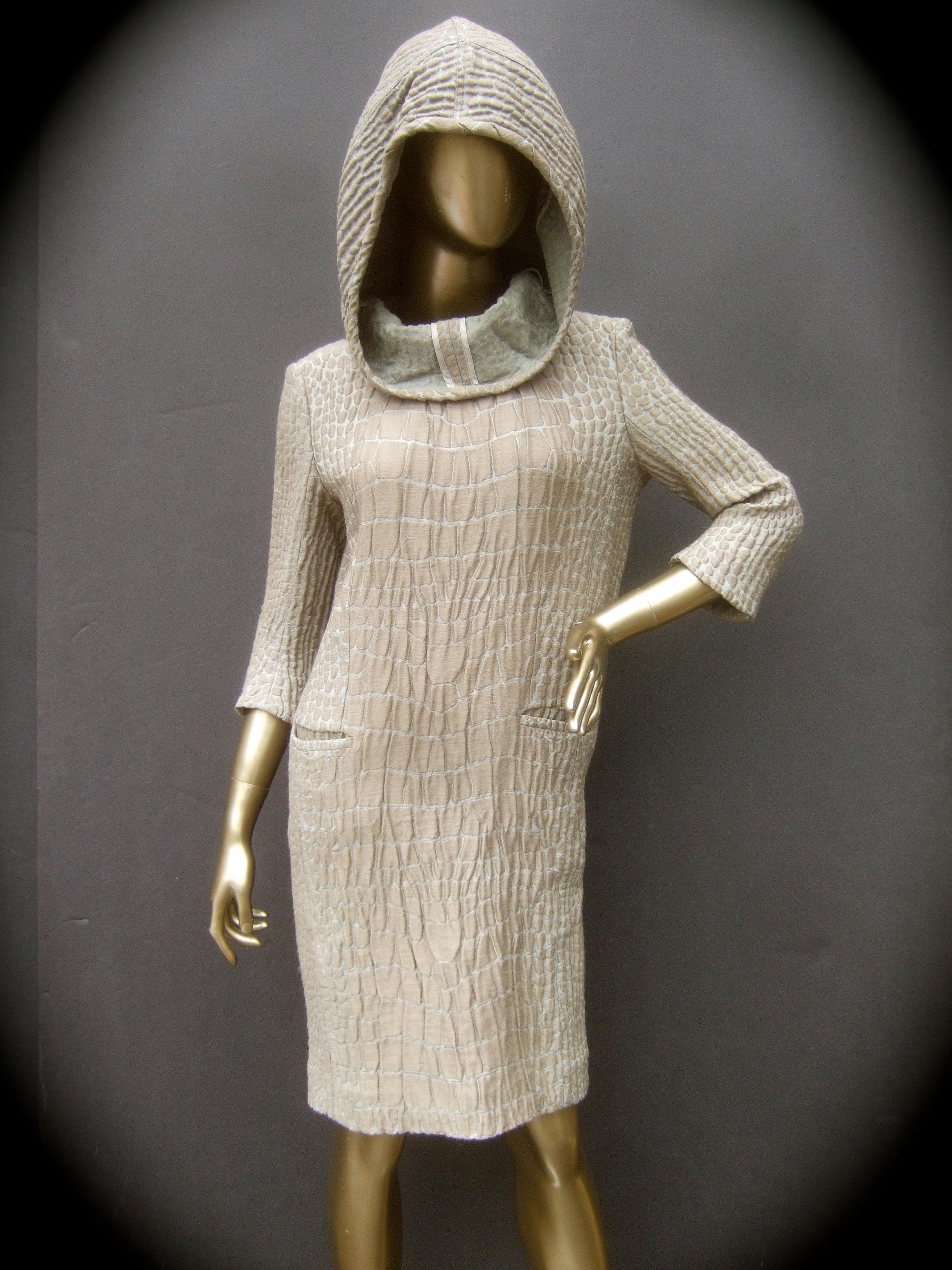 Yves Saint Laurent Rive Gauche Avant-Garde Hooded Dress c 21st C 10