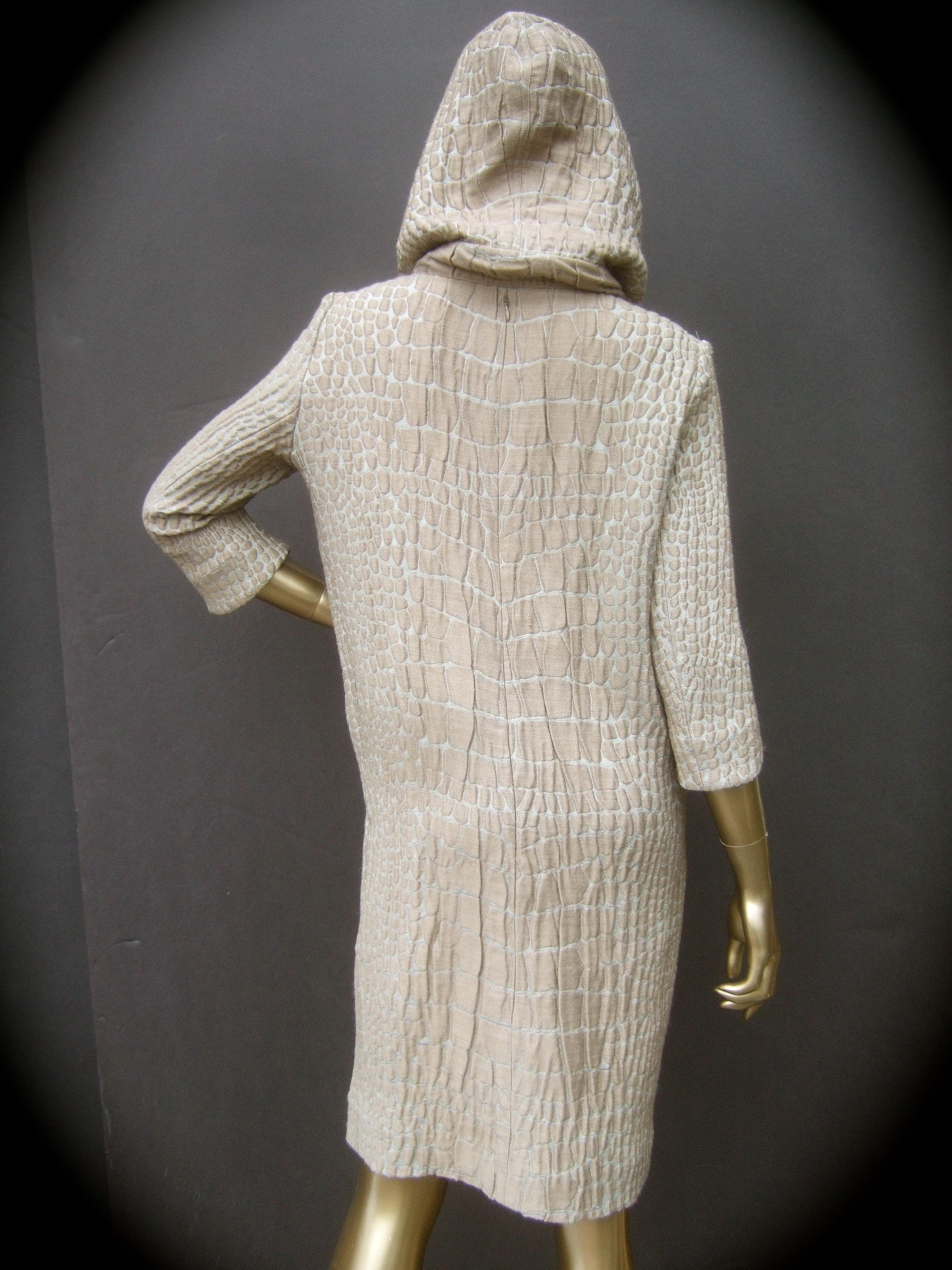 Yves Saint Laurent Rive Gauche Avant-Garde Hooded Dress c 21st C 11