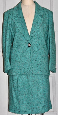 Yves Saint Laurent Rive Gauche Bergdorf labeled Suit
