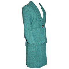 Yves Saint Laurent Rive Gauche Bergdorf labeled Suit