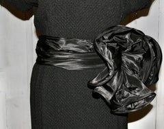 Yves Saint Laurent Rive Gauche Black Cocktail Dress