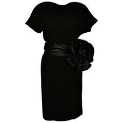 Yves Saint Laurent Rive Gauche Robe de cocktail noire