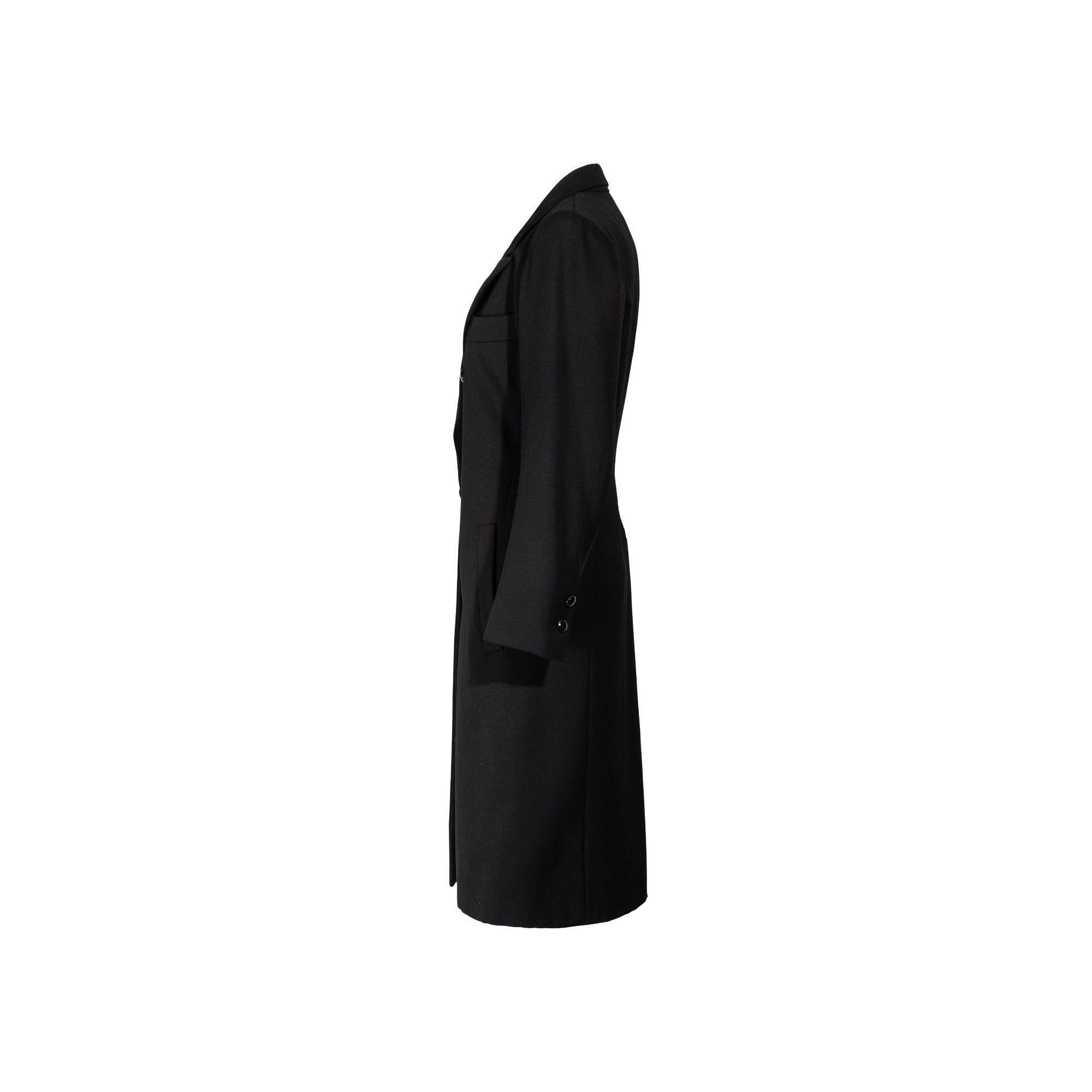 Yves Saint Laurent Rive Gauche Black Tuxedo Dress, 1983 In Excellent Condition In North Hollywood, CA
