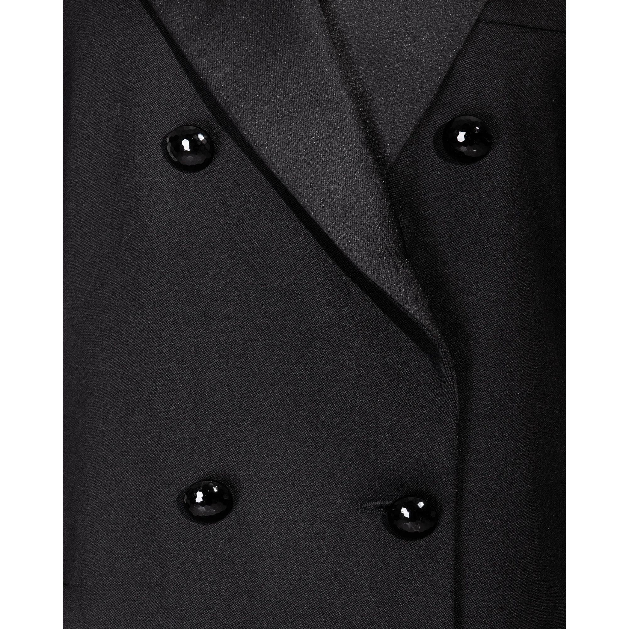 Yves Saint Laurent Rive Gauche Black Tuxedo Dress, 1983 2
